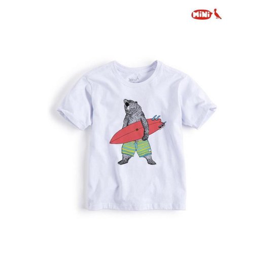 Camiseta Infantil Surf Bear Conforto Reserva Mini