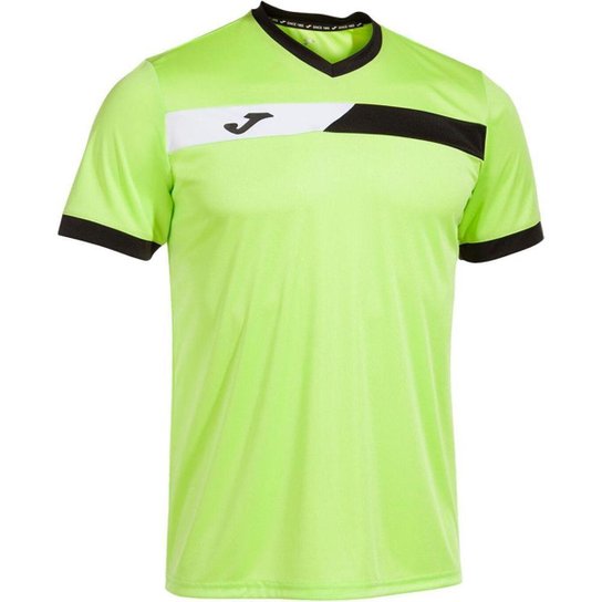 Camiseta Joma Court Verde e Preta Masculina