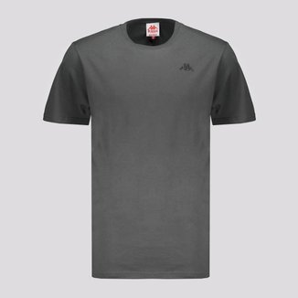 Camiseta Kappa Gulab Graphik Tape Cinza