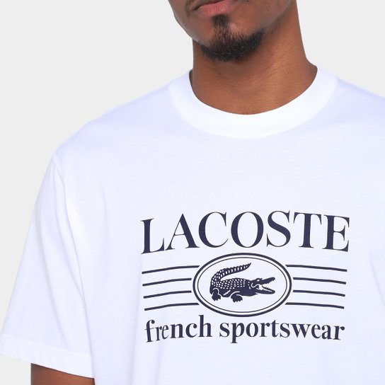 Camiseta Lacoste Básica Masculina