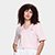 Camiseta Lacoste Casual Feminina - Rosa Claro