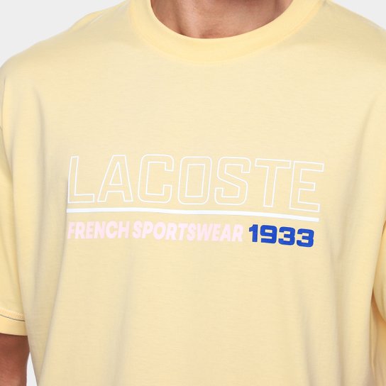 Camiseta Lacoste Estampada Masculina