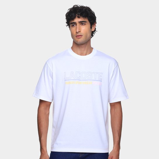 Camiseta Lacoste Estampada Masculina