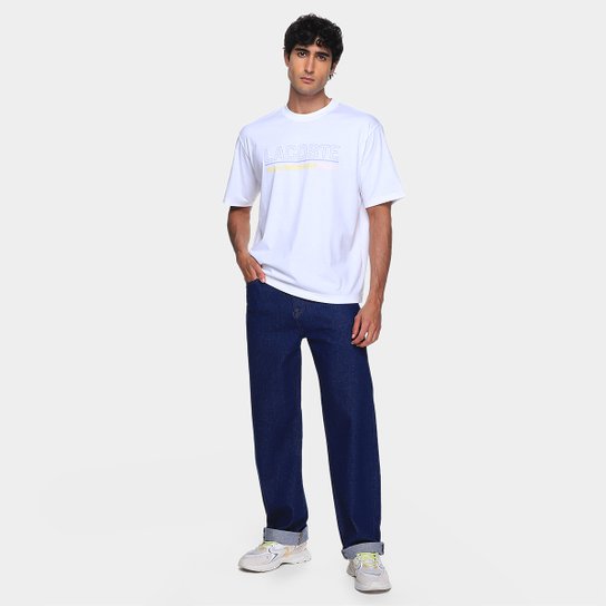 Camiseta Lacoste Estampada Masculina