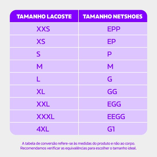 Camiseta Lacoste Masculina