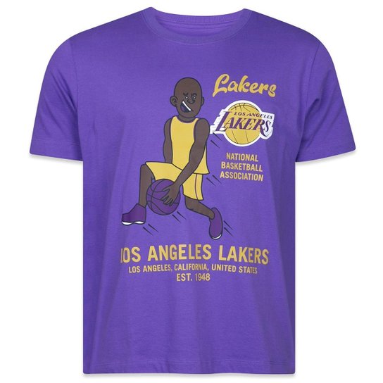 Camiseta Los Angeles Lakers New Era NBA Building Masculina