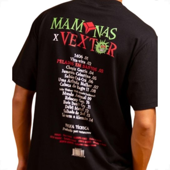 Camiseta Mamonas Assassinas x Vextor Brasília Amarela