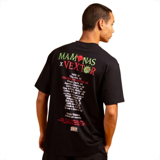 Camiseta Mamonas Assassinas x Vextor Brasília Amarela