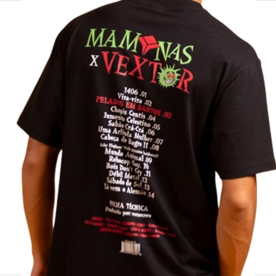 Camiseta Mamonas Assassinas x Vextor Brasília Amarela