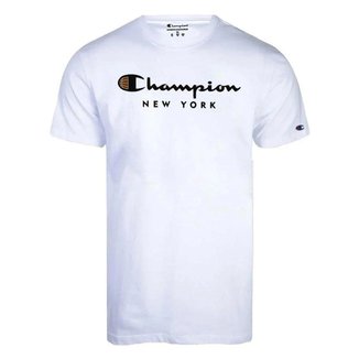 Camiseta Manga Curta Champion Mc Script New York Branco