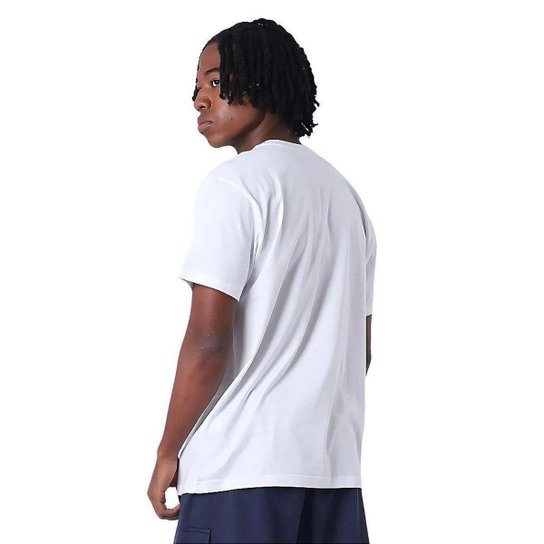 Camiseta Manga Curta Champion Mc Script Relevo Surton Branco