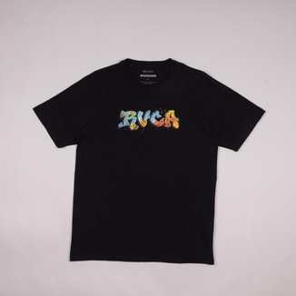 Camiseta Manga Curta RVCA R471A0381 Preta