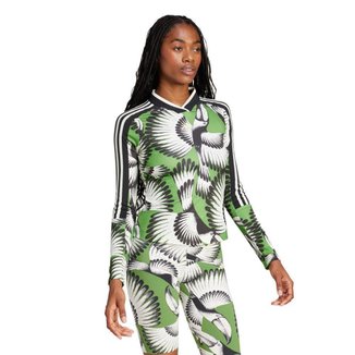 Camiseta Manga Longa Adidas Farm Feminina