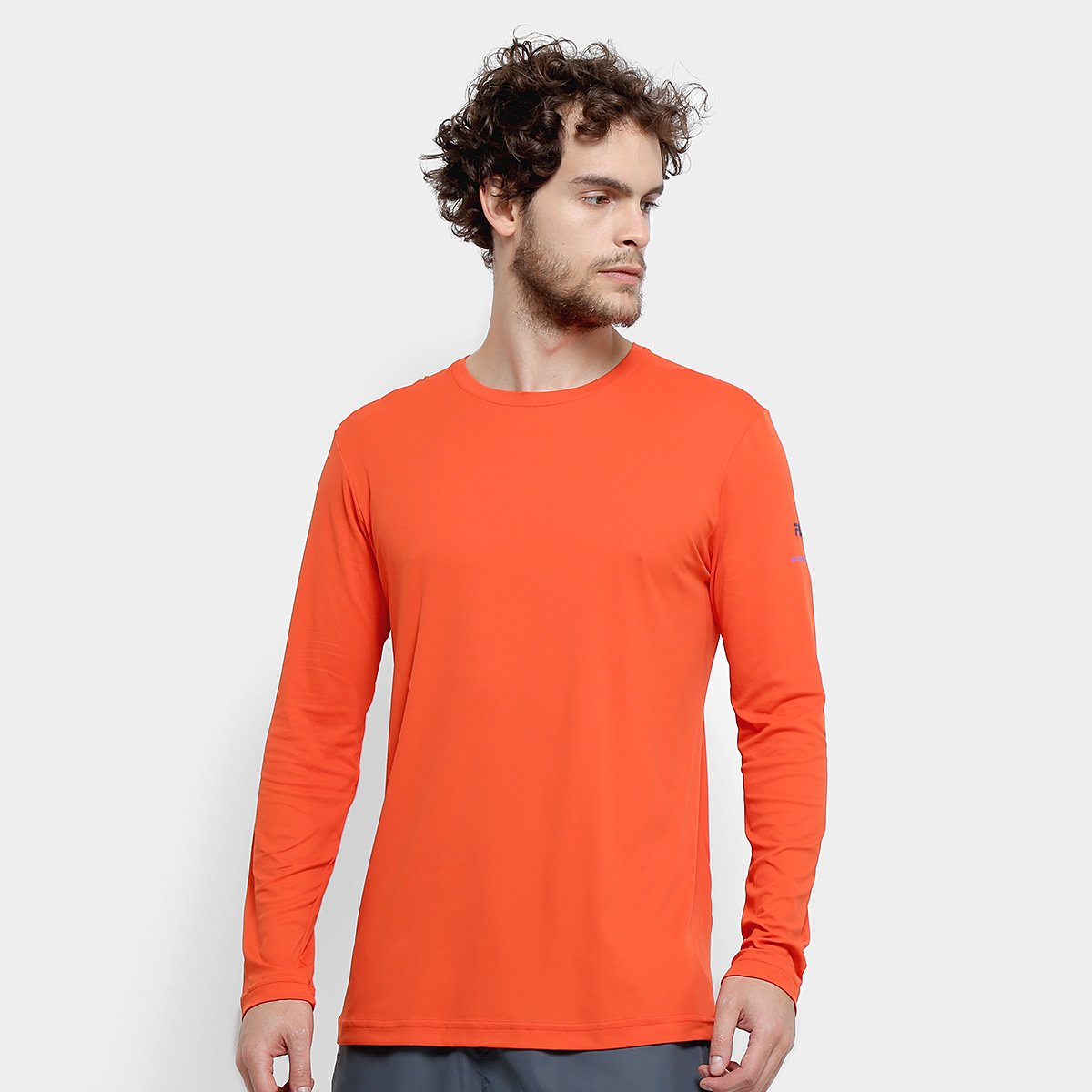 Camiseta Masculina Netshoes Camisa Uv Camiseta Térmica Manga Longa