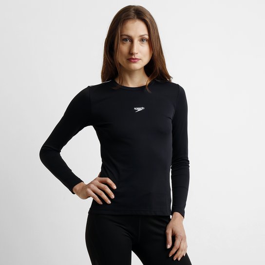 Camiseta Manga Longa Speedo UV50 Feminina