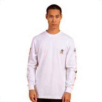 Camiseta Manga Longa Vextor x Mamonas Assassinas Caricaturas Masculina