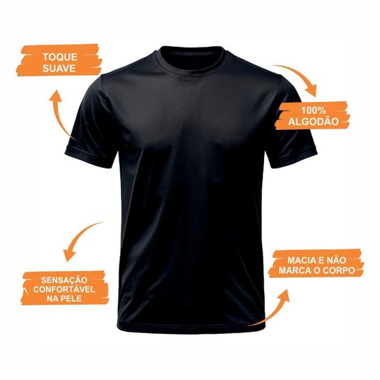 Camiseta Masculina Casual Estampada Algodão California