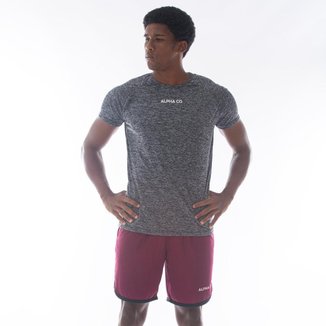 Camiseta Masculina Dry Essential Mescla Alpha CO