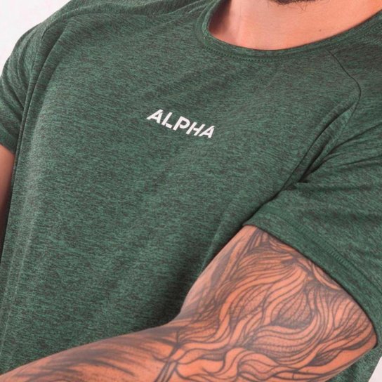 Camiseta Masculina Dry Essential Mescla Alpha CO
