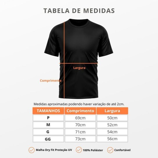 Camiseta Masculina Dry Proteção Solar UV Básica Lisa Treino Academia Passeio Camisa