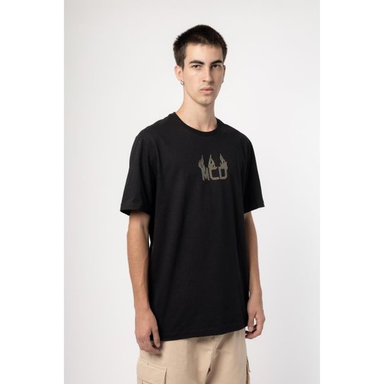 Camiseta Masculina Mcd Regular Fogo 2821