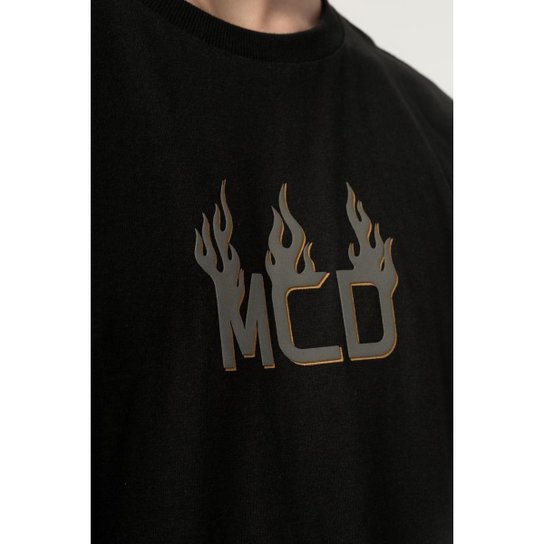 Camiseta Masculina Mcd Regular Fogo 2821