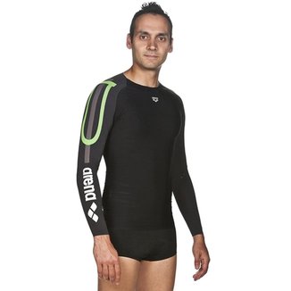 Camiseta Masculina ML Carbon Compression Arena L