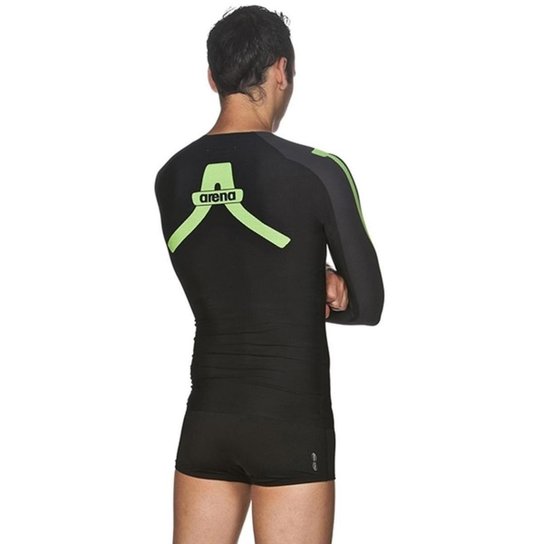 Camiseta Masculina ML Carbon Compression Arena L