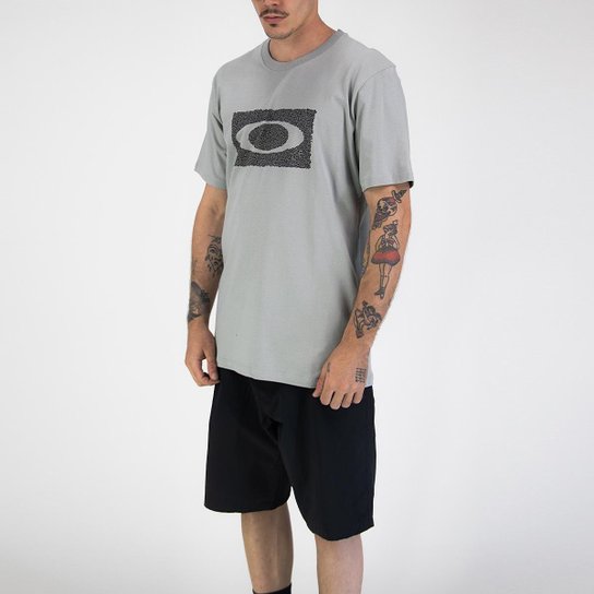 Camiseta Masculina Oakley Ellipse Organic Print Tee