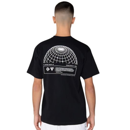 Camiseta Masculina Oakley Space Copyright Tee Preta