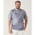 Camiseta Masculina Plus Size Decote Redondo Meia Malha - Cinza
