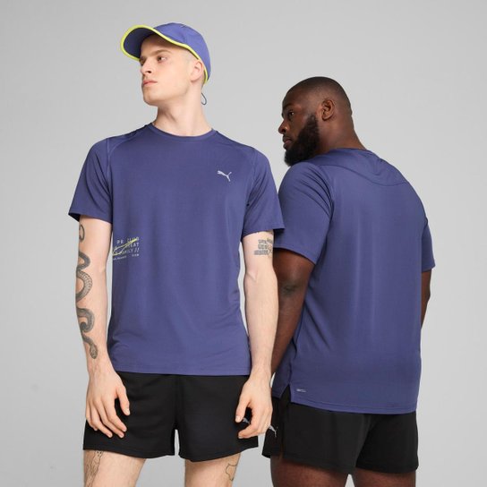 Camiseta Mesh Running Graphic Masculina
