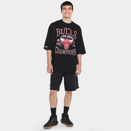 Camiseta Mitchell & Ness Chicago Bulls Champions Masculina