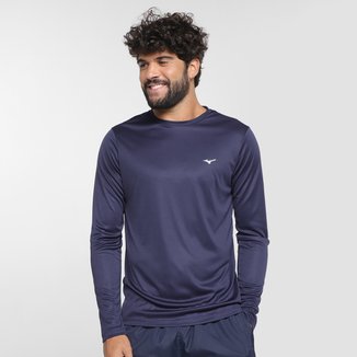 Camiseta Mizuno Energy Manga Longa Masculina
