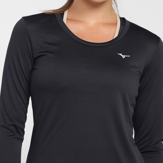 Camiseta Mizuno Nirvana New Manga Longa Feminina