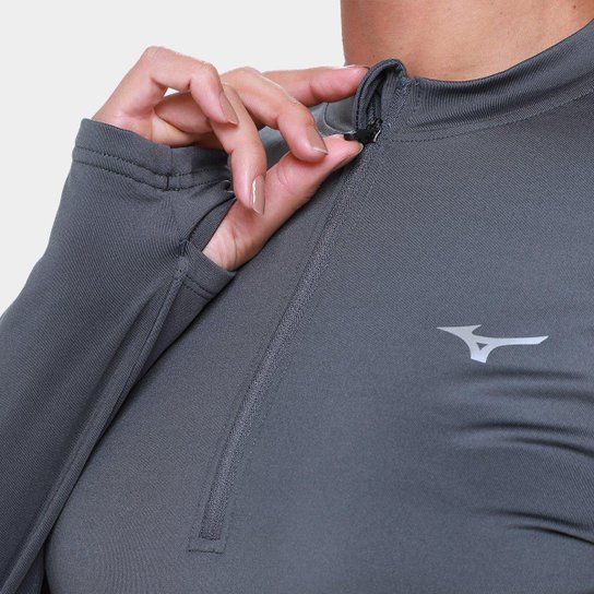 Camiseta Mizuno Térmica Manga Longa Feminina