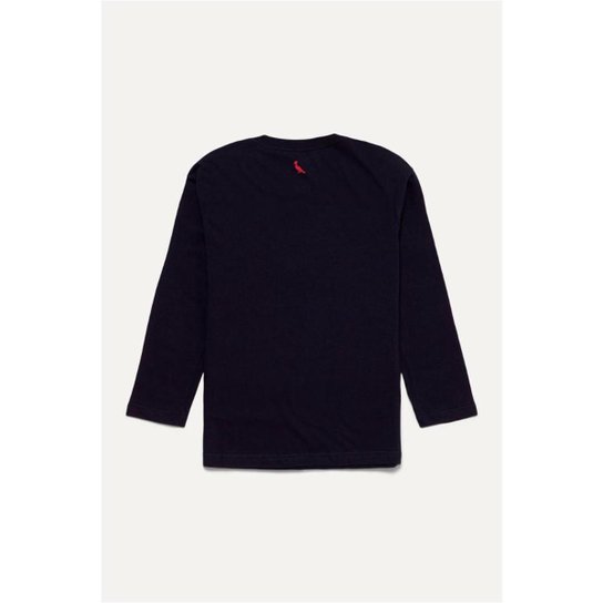 Camiseta Ml Pica Pau Bordado Brasa Reserva Mini