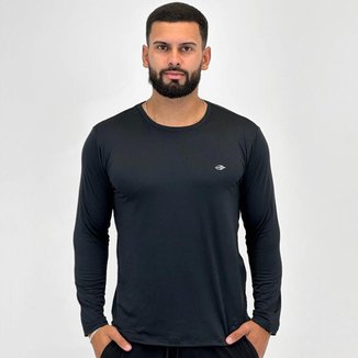 Camiseta Mormaii Manga Longa Básica com Proteção Masculina