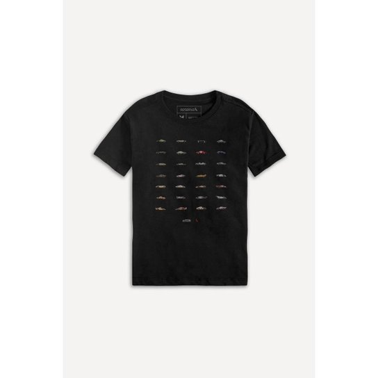 Camiseta Mosaico Carros Reserva Mini