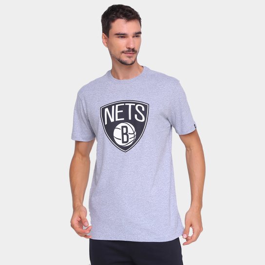 Camiseta NBA Brooklyn Nets New Era Logo Masculina