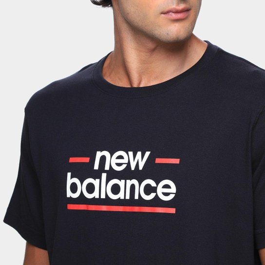 Camiseta New Balance Linear Lines Masculina