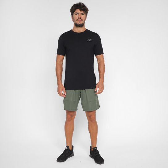 Camiseta New Balance Tenacity Logo Masculina