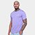 Camiseta New Era Bordado  Masculina - Roxo