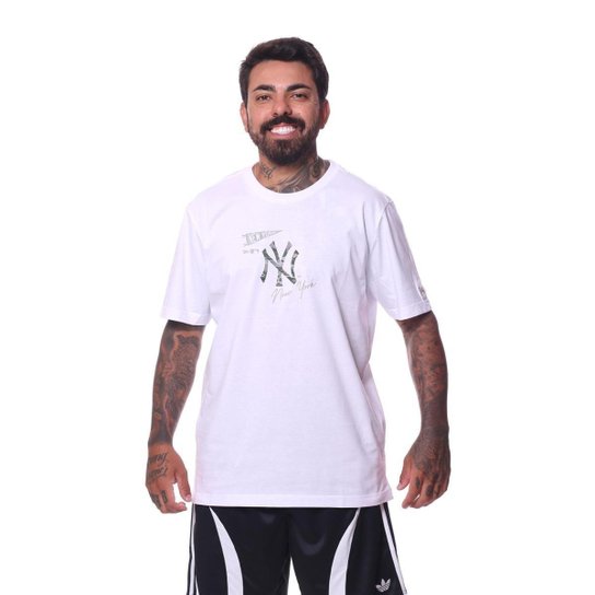 Camiseta New Era Camo New York Yankees Unissex
