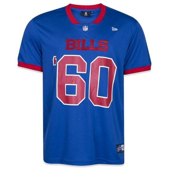 Camiseta New Era Jersey Core NFL Buffalo Bills Masculina