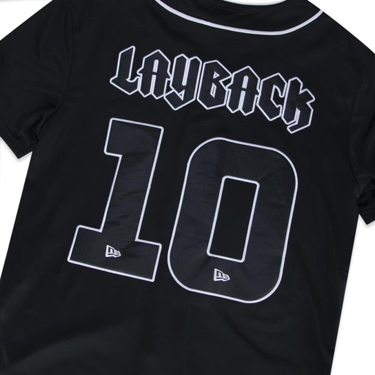 Camiseta New Era Jersey Layback Manga Curta Masculino