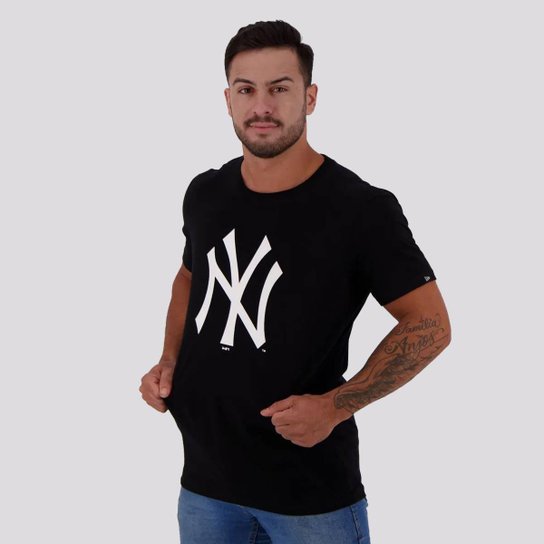 Camiseta New Era Logo Yankees Masculina