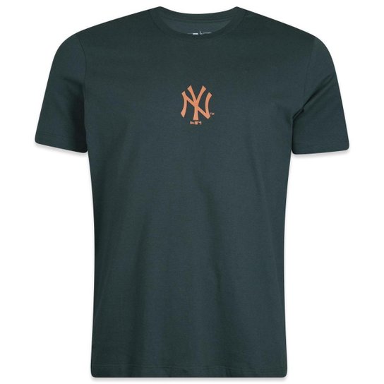 CAMISETA NEW ERA MANGA CURTA NEW YORK YANKEES LOGO FRONTAL
