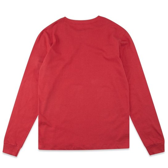 Camiseta New Era Manga Longa NFL New England Patriots Institutional Style Masculino