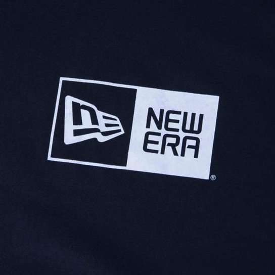 Camiseta New Era Masculina Básica Logo Box Branded Preta
